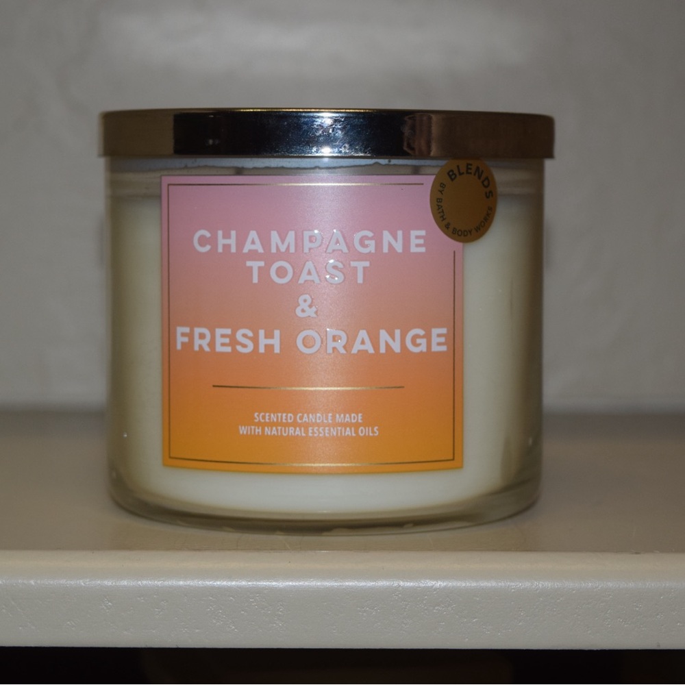 🥂💕Champagne Toast & Fresh Orange Candle